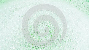 Green lather background, top view