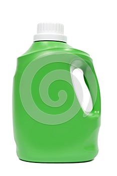 Green Laundry Detergent Bottle