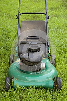 Green Lawn Mower