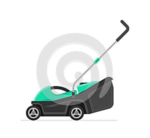 Green Lawn Mower