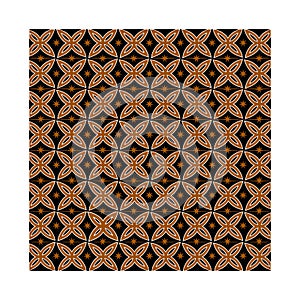 Brown Batik seamless vector background for fashion textile print.