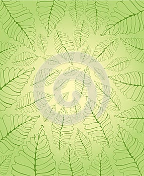 Green leaf background