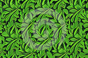 Green Leaf Background. Generative AI