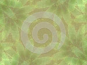 Zelený list zobrazení vzor 