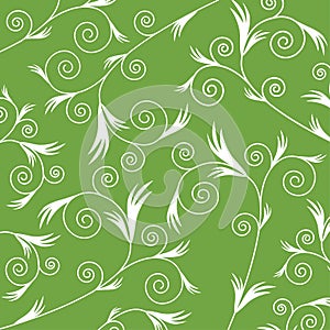 Green leaf pattern