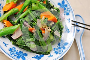 Green leafy vegetables