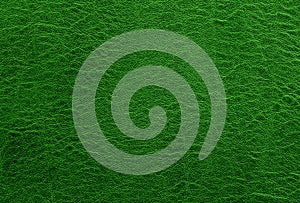 Green leather background or texture. Abstract