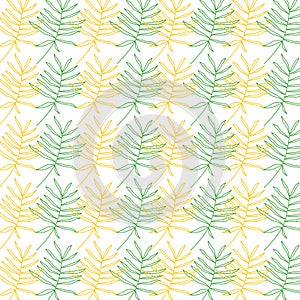 Green Leaves Summer Spring Pattern Texture Wallart