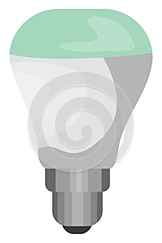 Green ledbulb, icon