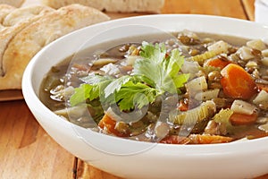 Green Lentil Soup photo