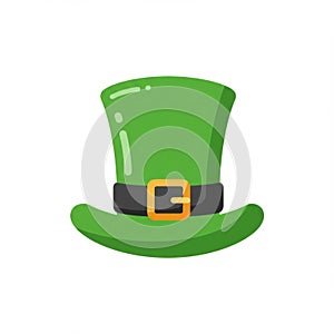Green Leprechaun Hat Illustration