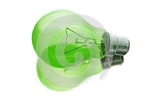 Green Light Bulb