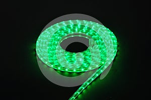 green light led belt, led strip, waterproof blue LED light strips