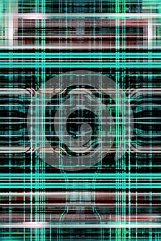 Green light trails grid