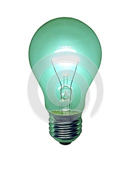 Green Lightbulb photo
