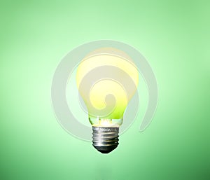 Green lightbulb