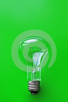 Green Lightbulb Background