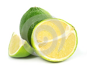 Green lime exotic fruit