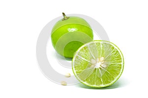 Green Lime fruit slice