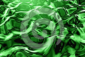Green liquid background