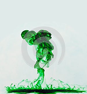 Green Liquid Explosion