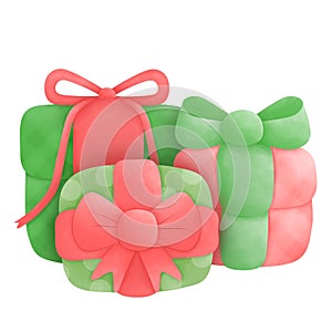 red green gift box