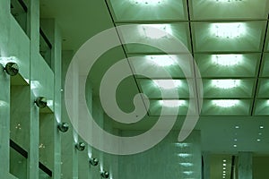 Green Lobby Lights