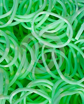 Green,Loom Refills Silicon Elastic Rubber