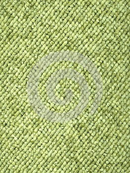 Green Loop-Woven Carpet