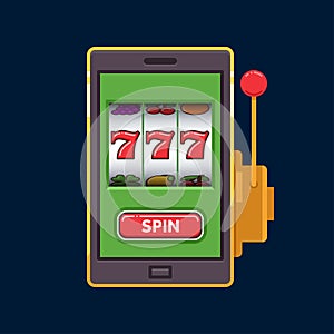 Green lucky wins jackpot slot machine on mobile phone