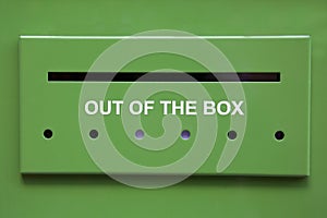 Green mail box