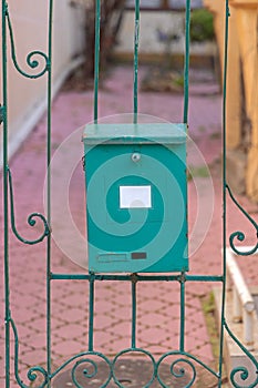 Green Mailbox Gate