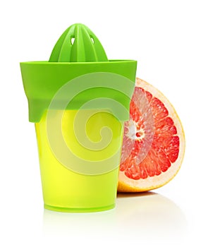 Green manual juicer and citrus fruit