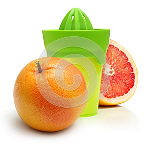 Green manual juicer and citrus fruit