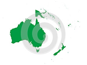 Green Map of Oceania