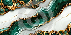 Green marble gold texture abstract luxury background