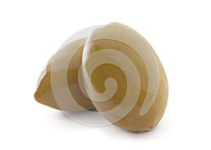 Green marinated oilve