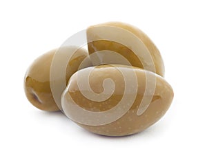 Green marinated oilve