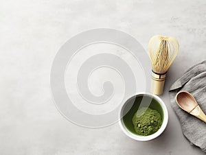 green matcha tea