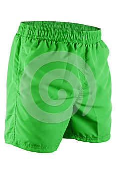 Green men shorts for swimming