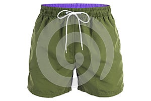 Green men shorts for swimming