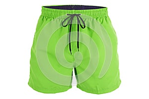 Green men shorts for swimming