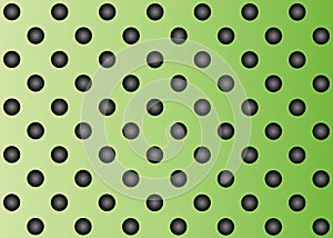 Green metal stainless steel aluminum perforated pattern texture mesh background