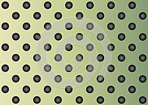 Green metal stainless steel aluminum perforated pattern texture mesh background