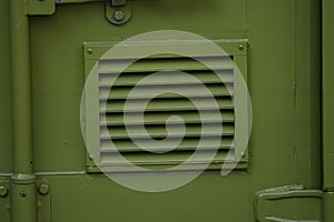 Green metal vent