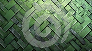 Green Metal Weave Texture