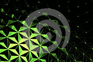 Green Metallic Background img