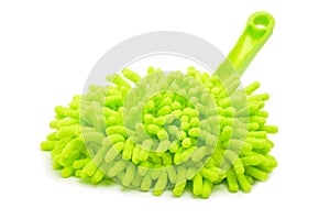 Green microfiber mop