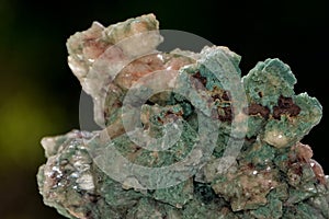 Green mineral quartz stone