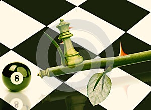 Green Minister Chess photo